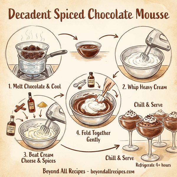 Decadent Spiced Chocolate Mousse instructions