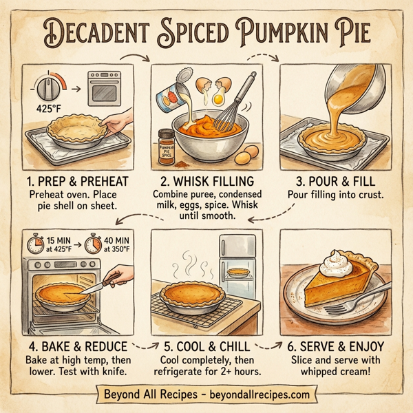 Decadent Spiced Pumpkin Pie instructions