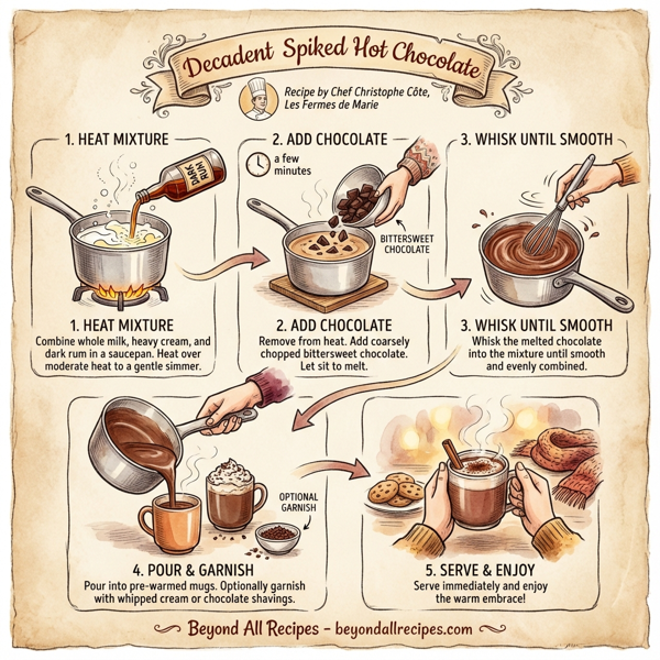 Decadent Spiked Hot Chocolate instructions
