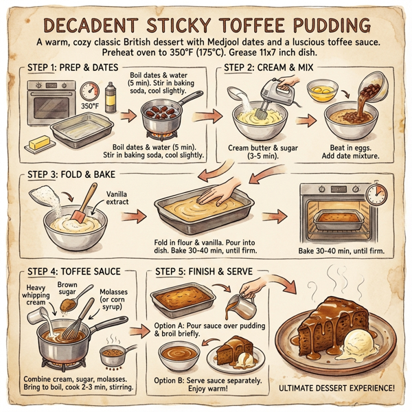 Decadent Sticky Toffee Pudding instructions