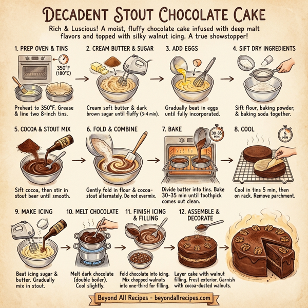 Decadent Stout Chocolate Cake instructions