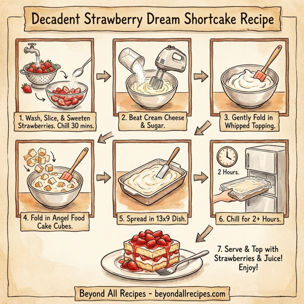 Decadent Strawberry Dream Shortcake instructions
