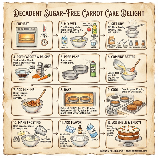 Decadent Sugar-Free Carrot Cake Delight instructions