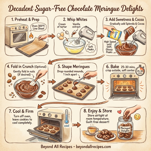 Decadent Sugar-Free Chocolate Meringue Delights instructions