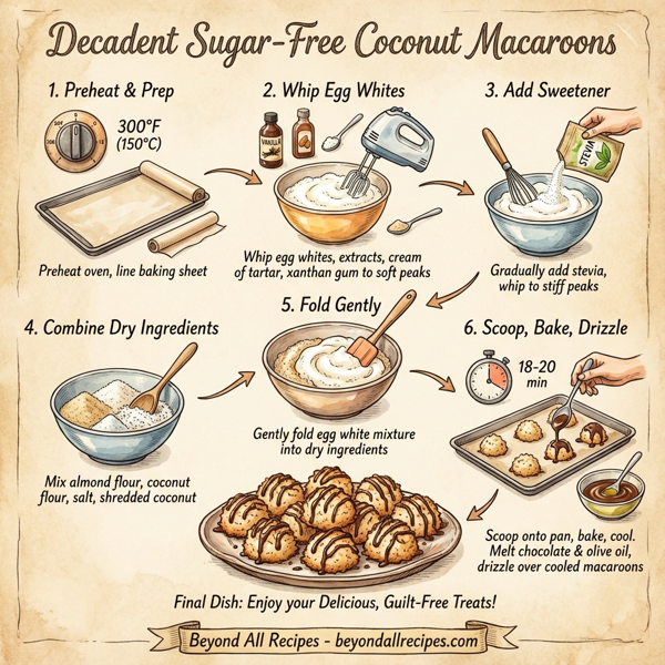 Decadent Sugar-Free Coconut Macaroons instructions