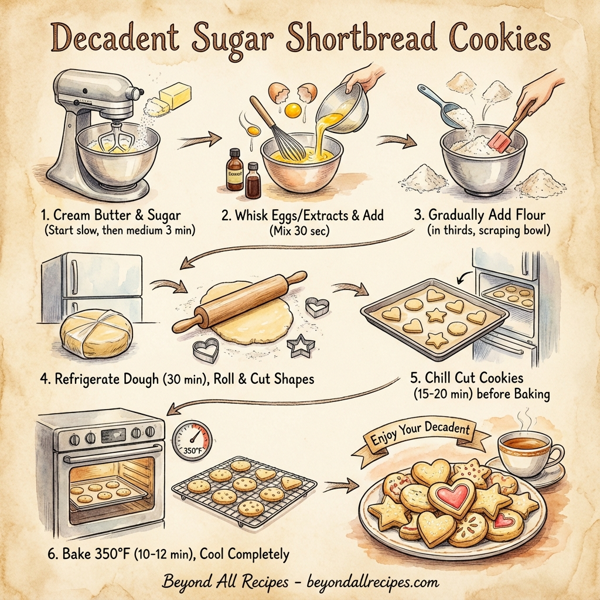 Decadent Sugar Shortbread Cookies instructions