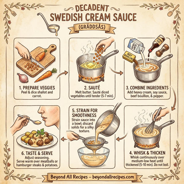 Decadent Swedish Cream Sauce instructions
