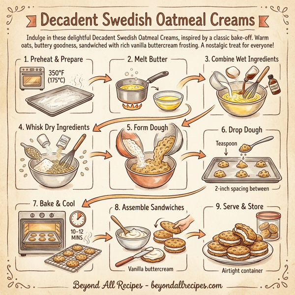 Decadent Swedish Oatmeal Creams instructions