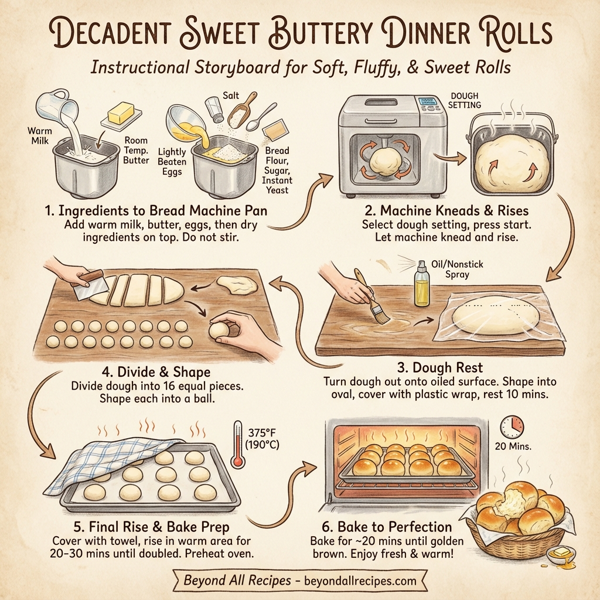 Decadent Sweet Buttery Dinner Rolls instructions