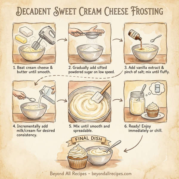 Decadent Sweet Cream Cheese Frosting instructions