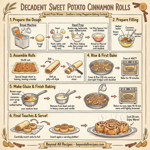 Decadent Sweet Potato Cinnamon Rolls instructions