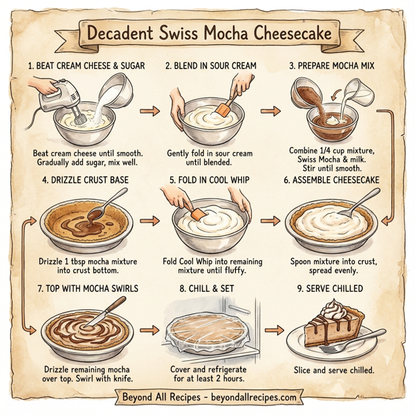 Decadent Swiss Mocha Cheesecake instructions