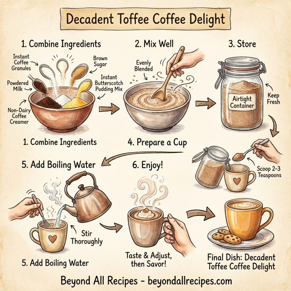 Decadent Toffee Coffee Delight instructions