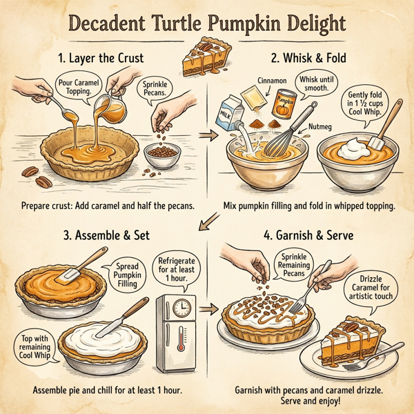 Decadent Turtle Pumpkin Delight instructions