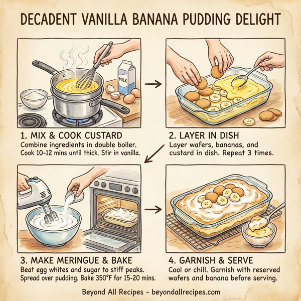 Decadent Vanilla Banana Pudding Delight instructions
