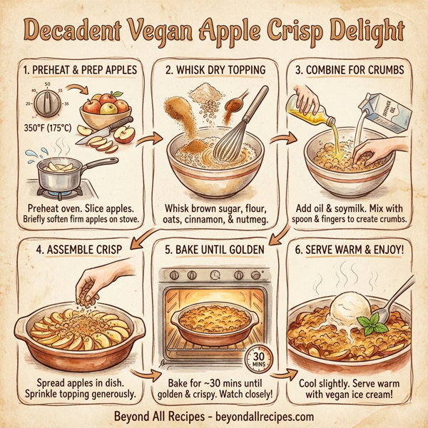 Decadent Vegan Apple Crisp Delight instructions