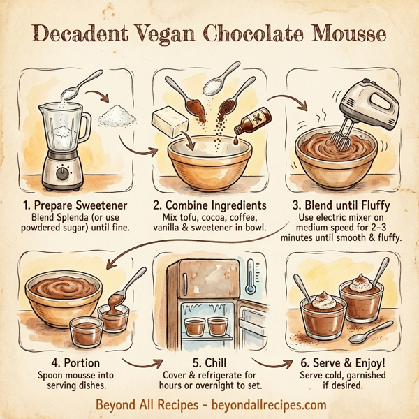 Decadent Vegan Chocolate Mousse instructions