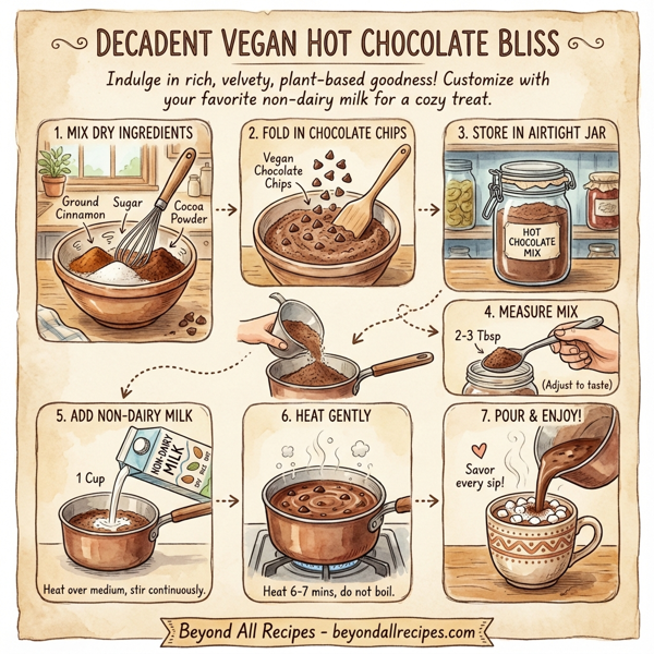 Decadent Vegan Hot Chocolate Bliss instructions