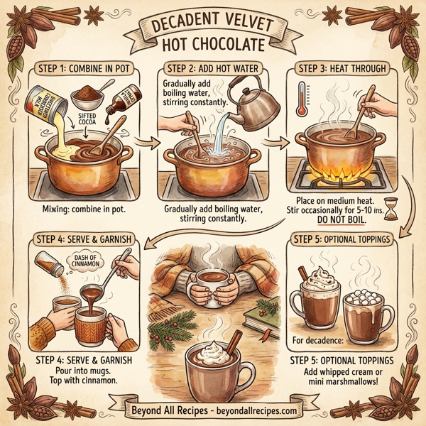 Decadent Velvet Hot Chocolate instructions