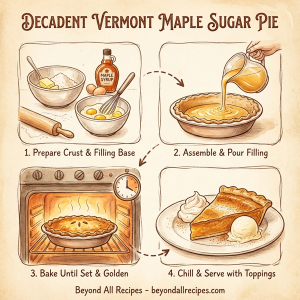 Decadent Vermont Maple Sugar Pie instructions