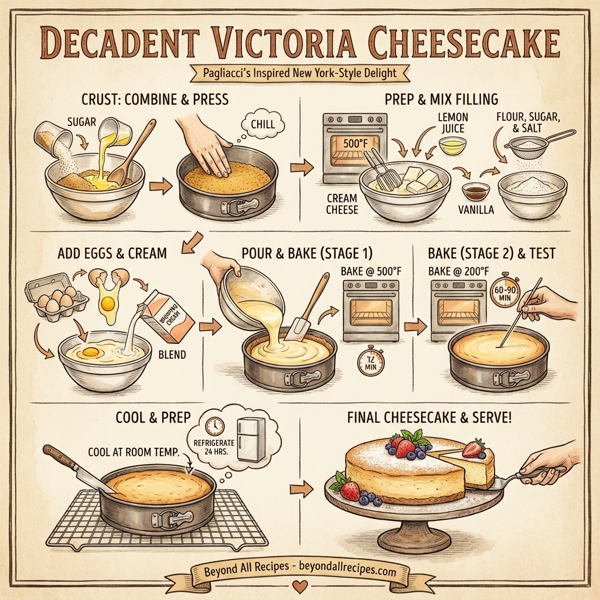 Decadent Victoria Cheesecake instructions