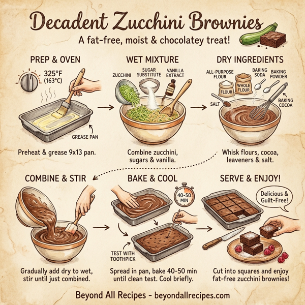 Decadent Zucchini Brownies instructions