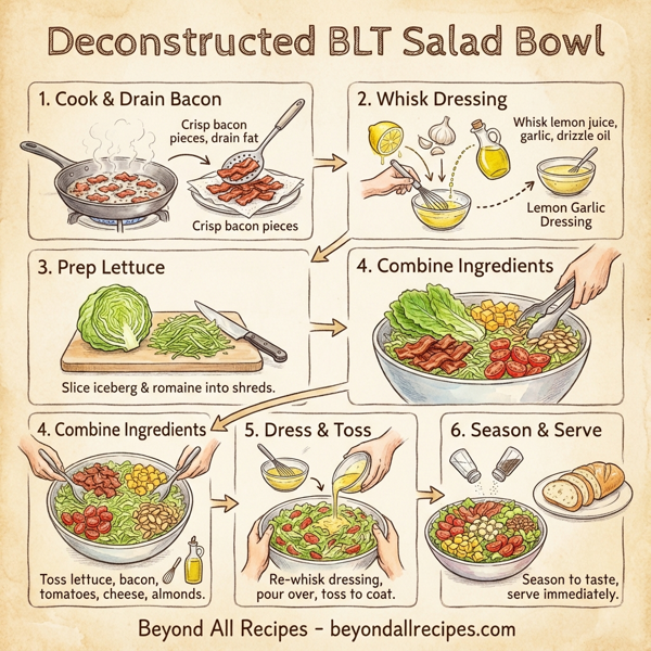Deconstructed BLT Salad Bowl instructions