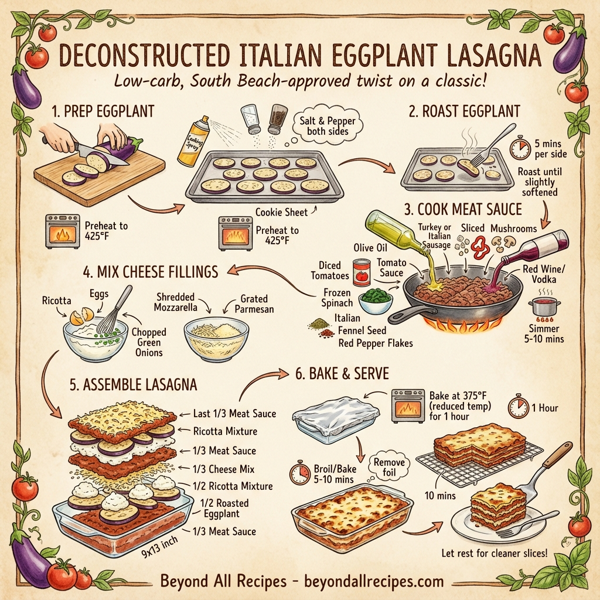 Deconstructed Italian Eggplant Lasagna instructions