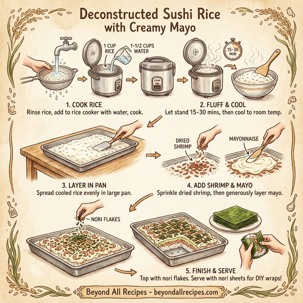 Deconstructed Sushi Rice with Creamy Mayo instructions