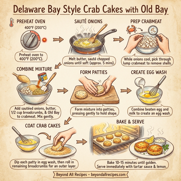 Delaware Bay Style Crab Cakes with Old Bay instructions