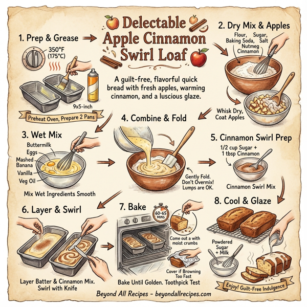 Delectable Apple Cinnamon Swirl Loaf instructions