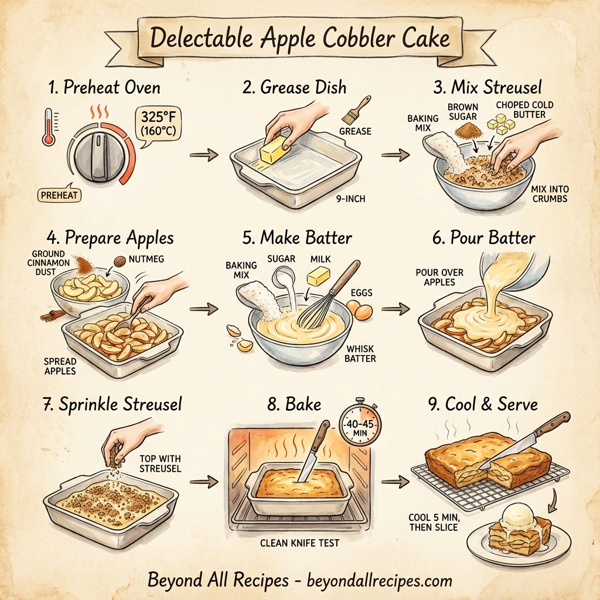 Delectable Apple Cobbler Cake instructions