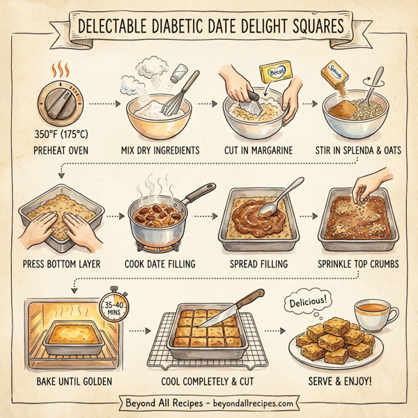 Delectable Diabetic Date Delight Squares instructions