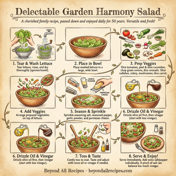 Delectable Garden Harmony Salad instructions