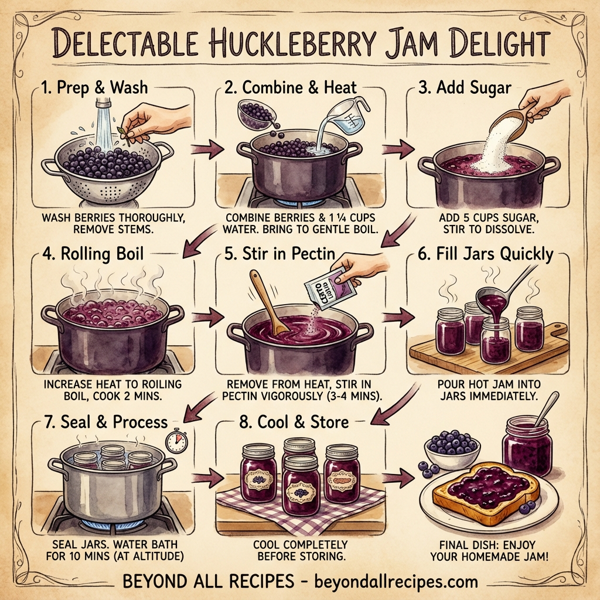 Delectable Huckleberry Jam Delight instructions