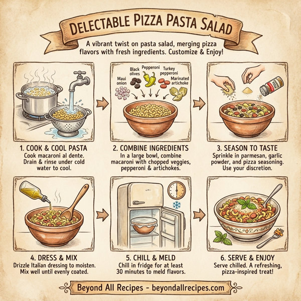 Delectable Pizza Pasta Salad instructions
