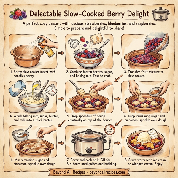 Delectable Slow-Cooked Berry Delight instructions