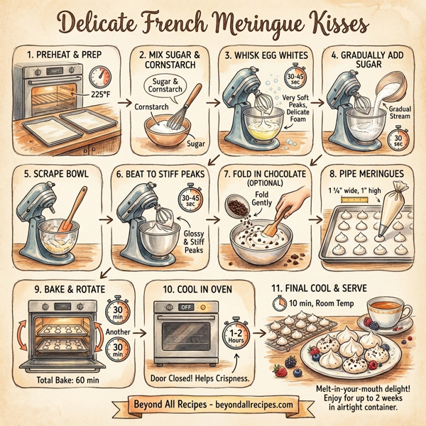 Delicate French Meringue Kisses instructions