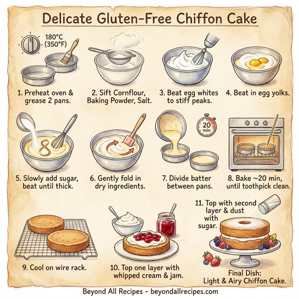 Delicate Gluten-Free Chiffon Cake instructions