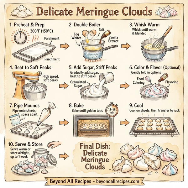 Delicate Meringue Clouds instructions