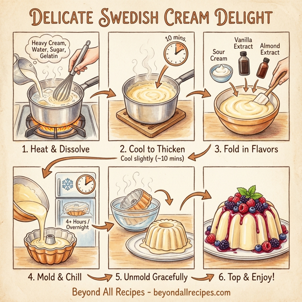 Delicate Swedish Cream Delight instructions