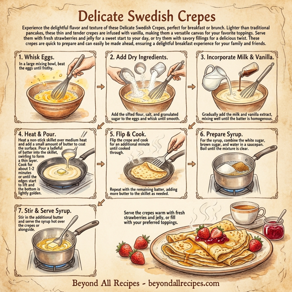 Delicate Swedish Crepes instructions