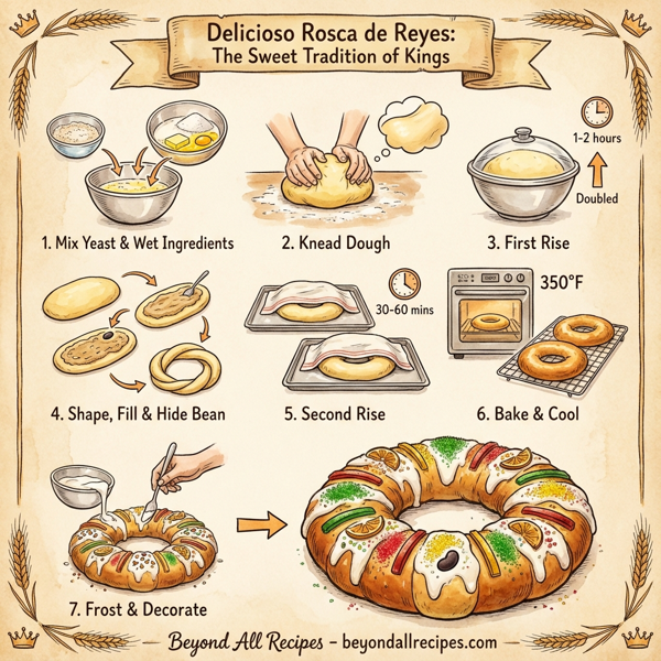 Delicioso Rosca de Reyes: The Sweet Tradition of Kings instructions