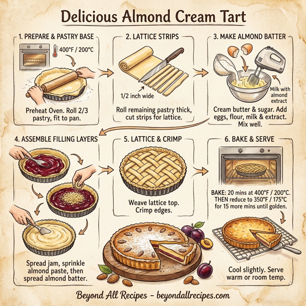 Delicious Almond Cream Tart instructions