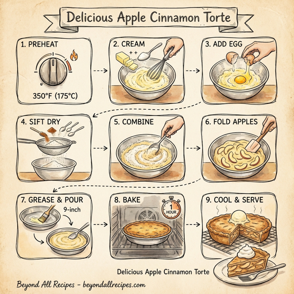 Delicious Apple Cinnamon Torte instructions
