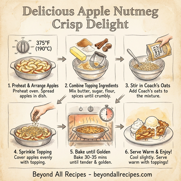 Delicious Apple Nutmeg Crisp Delight instructions