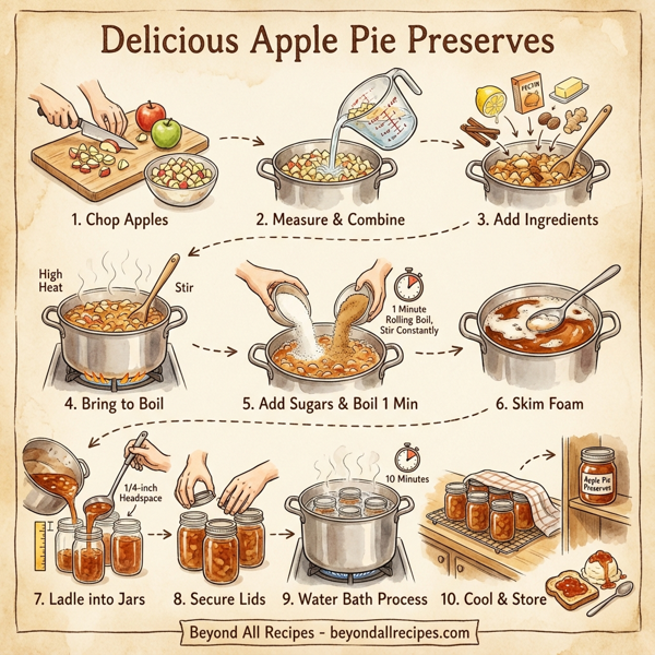 Delicious Apple Pie Preserves instructions