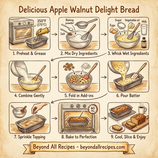 Delicious Apple Walnut Delight Bread instructions