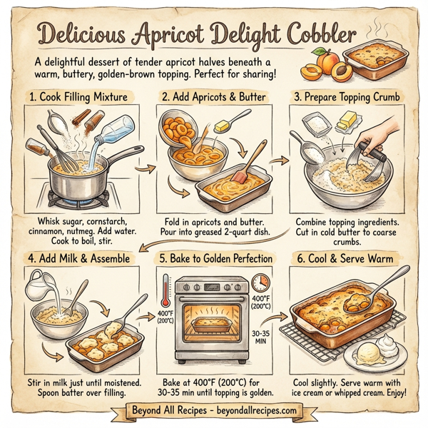 Delicious Apricot Delight Cobbler instructions