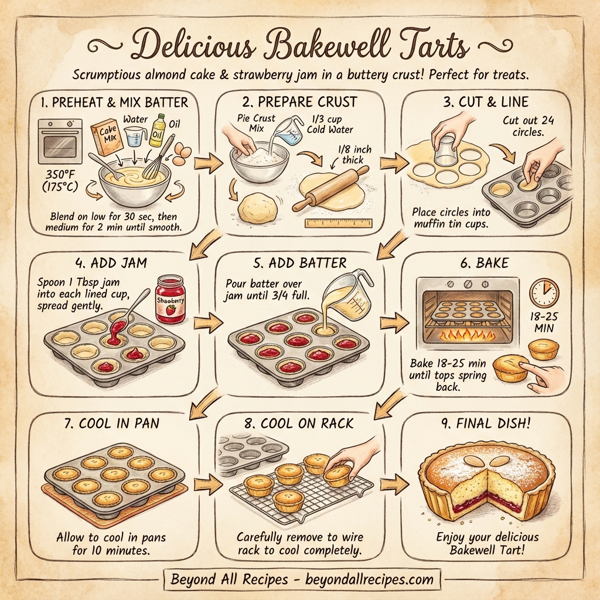 Delicious Bakewell Tarts instructions